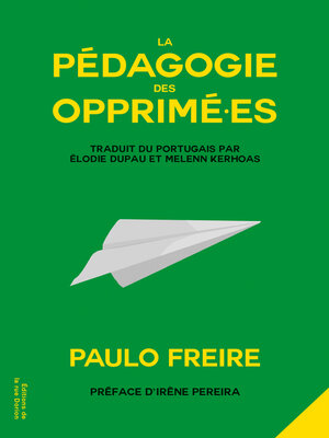 cover image of La pédagogie des opprimé·es